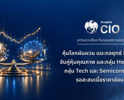 Krungthai CIO แนะกลยุทธ์ Barbell กระจายความเสี่ยง