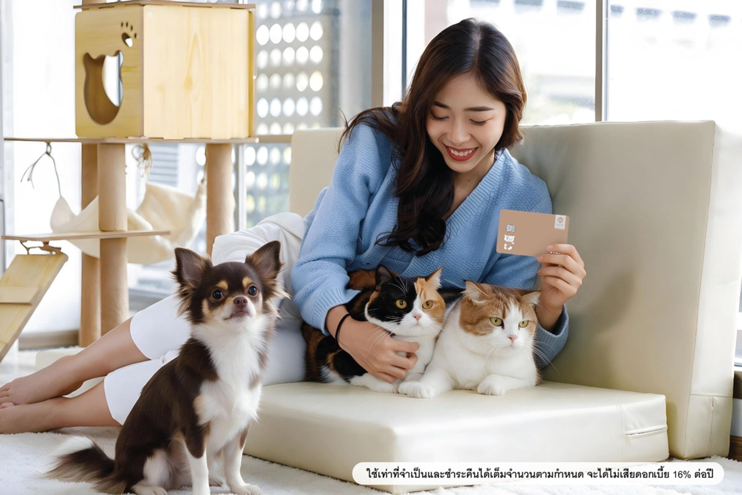 บัตรเครดิต กรุงศรี รุกตลาดกลุ่มคนรักสัตว์เลี้ยง